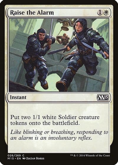 Raise the Alarm Magic 2015 (M15) Magic card