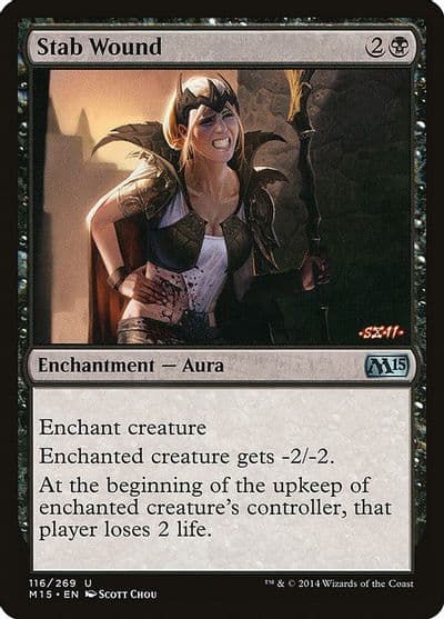Stab Wound Magic 2015 (M15) Magic card