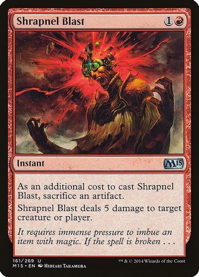 Shrapnel Blast Magic 2015 (M15) Magic card