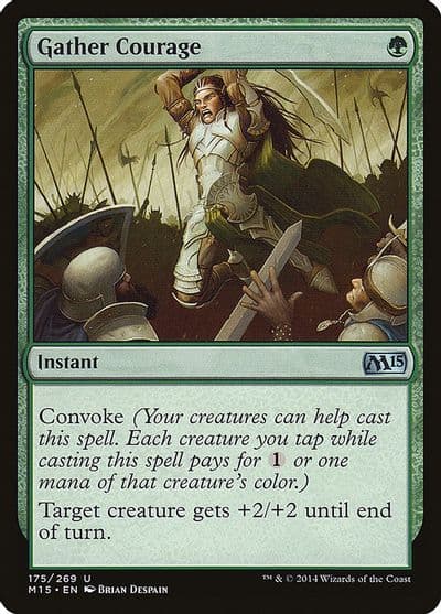 Gather Courage Magic 2015 (M15) Magic card