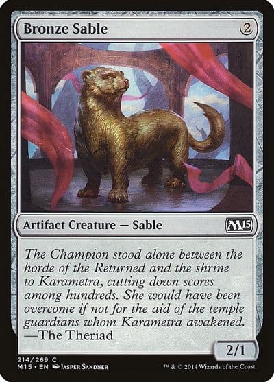 Bronze Sable Magic 2015 (M15) Magic card