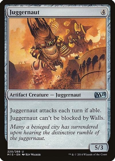 Juggernaut Magic 2015 (M15) Magic card