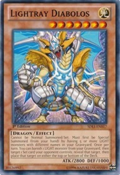 Lightray Diabolos Structure Deck: Realm of Light Yu-Gi-Oh! card