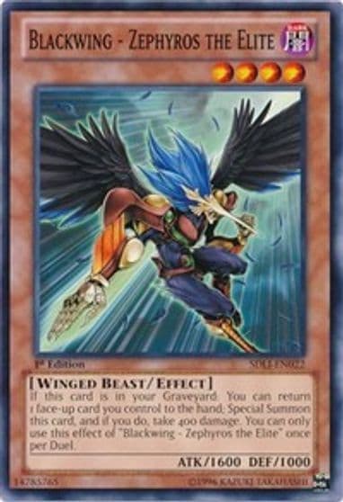 Blackwing Zephyros the Elite Structure Deck: Realm of Light Yu-Gi-Oh! card
