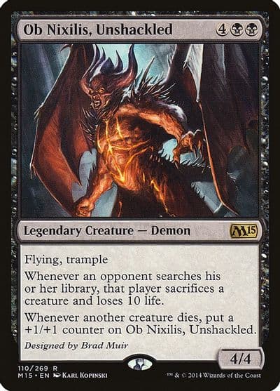 Ob Nixilis Unshackled Magic 2015 (M15) Magic card