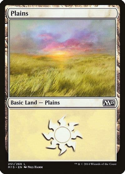 Plains 251 Magic 2015 (M15) Magic card