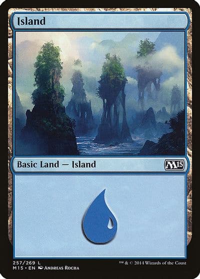 Island 257 Magic 2015 (M15) Magic card