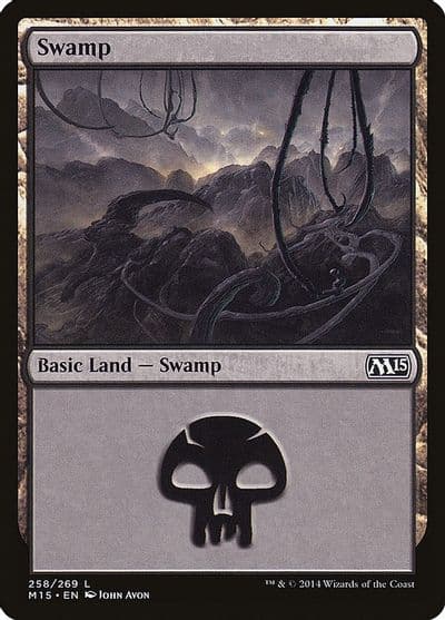 Swamp 258 Magic 2015 (M15) Magic card