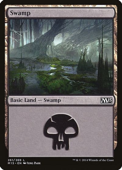 Swamp 261 Magic 2015 (M15) Magic card