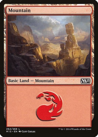 Mountain 262 Magic 2015 (M15) Magic card