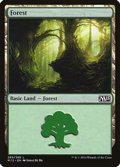 Forest 269 Magic 2015 (M15) Magic card
