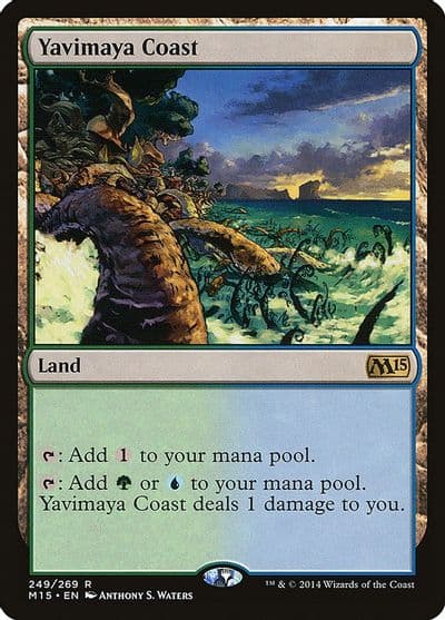 Yavimaya Coast Magic 2015 (M15) Magic card