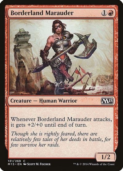 Borderland Marauder Magic 2015 (M15) Magic card