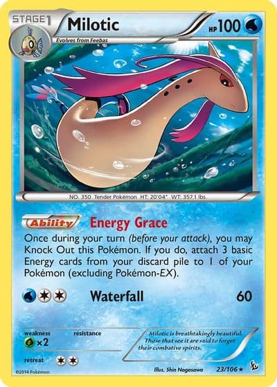 Milotic XY - Flashfire Pokemon card
