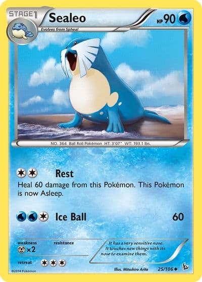 Sealeo XY - Flashfire Pokemon card