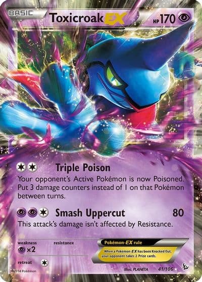 Toxicroak EX XY - Flashfire Pokemon card