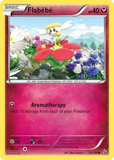 Flabebe (62) XY - Flashfire Pokemon card