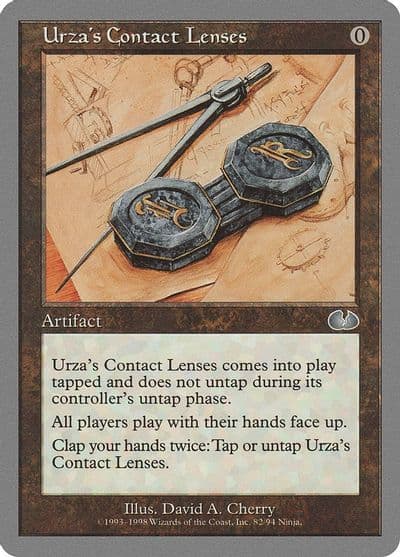 Urzas Contact Lenses Unglued Magic card