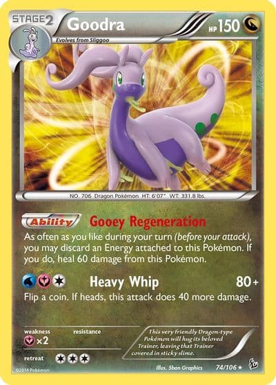 Goodra XY - Flashfire Pokemon card