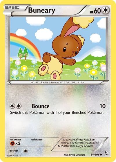 Buneary XY - Flashfire Pokemon card