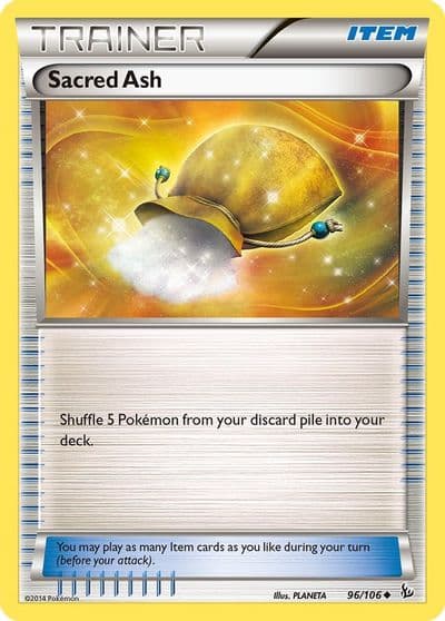 Sacred Ash XY - Flashfire Pokemon card