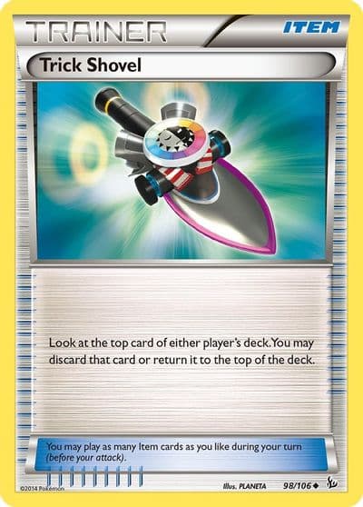 Trick Shovel XY - Flashfire Pokemon card