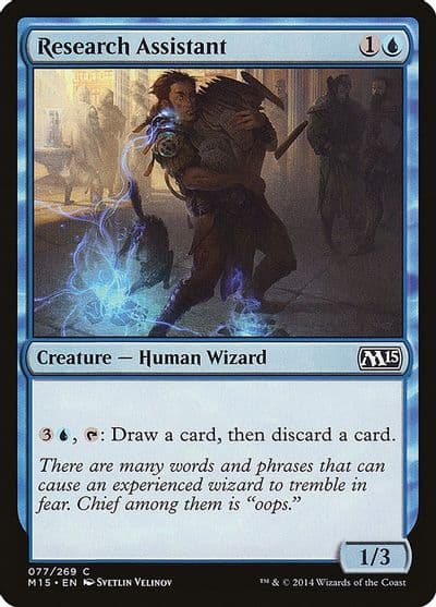 Research Assistant Magic 2015 (M15) Magic card