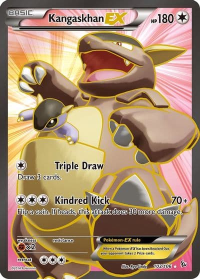 Kangaskhan EX (103 Full Art) XY - Flashfire Pokemon card
