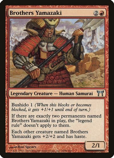 Brothers Yamazaki 160b Pike Champions of Kamigawa Magic card