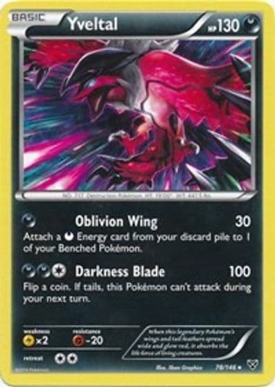 Yveltal (Cracked Ice Holo) Deck Exclusives Pokemon card