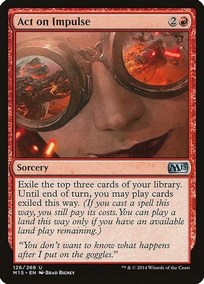 Act on Impulse Magic 2015 (M15) Magic card