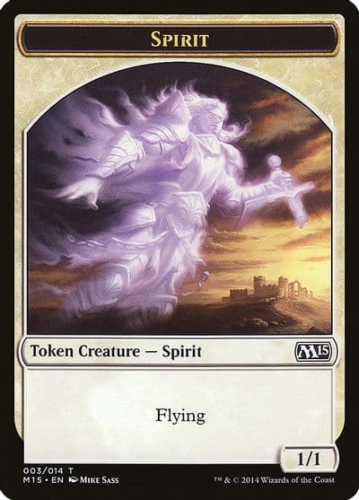 Spirit Token Magic 2015 (M15) Magic card