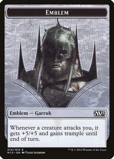 Emblem Garruk Apex Predator Magic 2015 (M15) Magic card