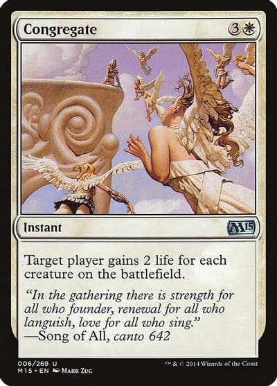 Congregate Magic 2015 (M15) Magic card
