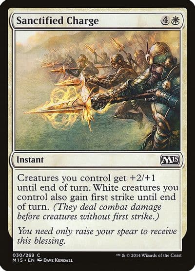 Sanctified Charge Magic 2015 (M15) Magic card