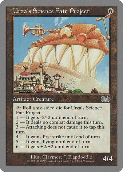 Urzas Science Fair Project Unglued Magic card