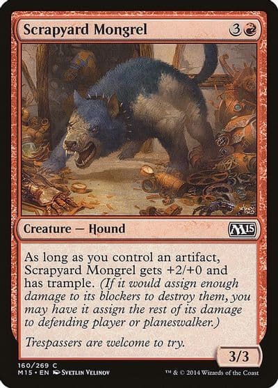 Scrapyard Mongrel Magic 2015 (M15) Magic card