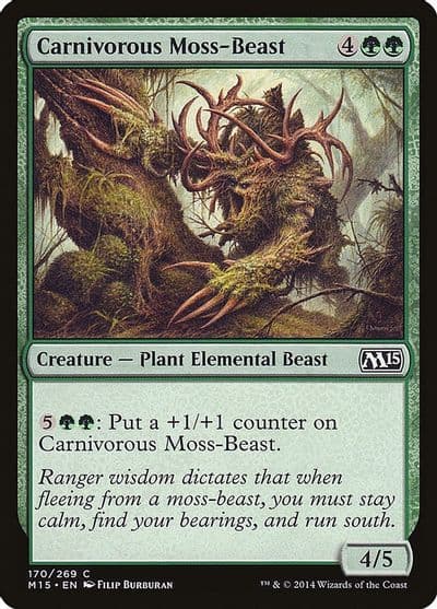 Carnivorous Moss Beast Magic 2015 (M15) Magic card