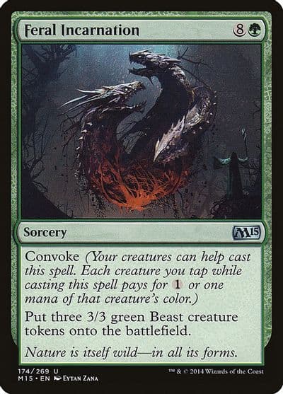 Feral Incarnation Magic 2015 (M15) Magic card