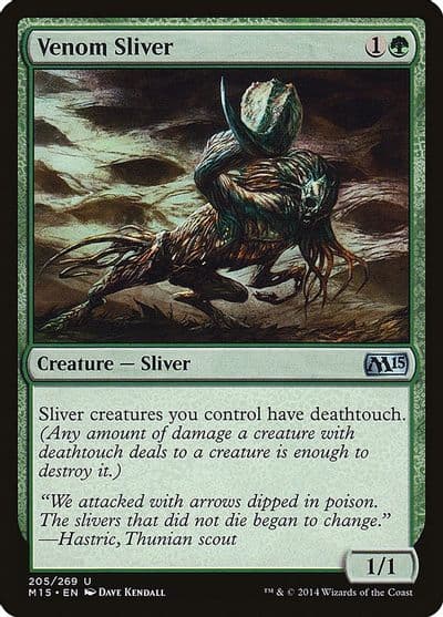 Venom Sliver Magic 2015 (M15) Magic card
