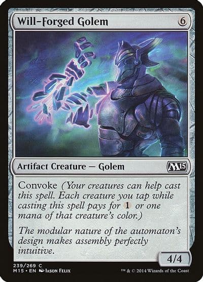 Will Forged Golem Magic 2015 (M15) Magic card