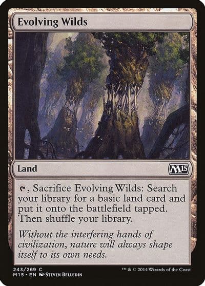 Evolving Wilds Magic 2015 (M15) Magic card