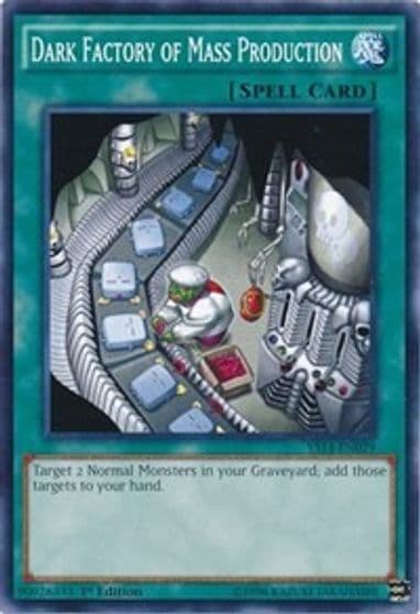 Dark Factory of Mass Production Super Starter: Space-Time Showdown Yu-Gi-Oh! card