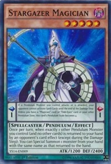 Stargazer Magician Super Starter: Space-Time Showdown Yu-Gi-Oh! card