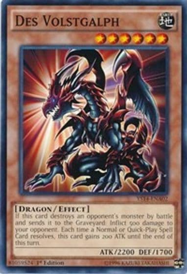 Des Volstgalph Super Starter: Space-Time Showdown Power-Up Pack Yu-Gi-Oh! card