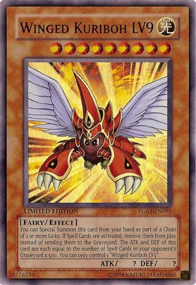 Winged Kuriboh LV9 Yu-Gi-Oh! GX Manga Promotional Cards Yu-Gi-Oh! card