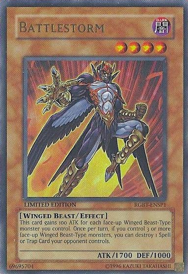 Battlestorm RGBT ENSP1 Raging Battle Yu-Gi-Oh! card