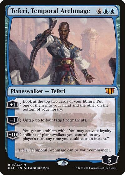 Teferi Temporal Archmage Commander 2014 Magic card