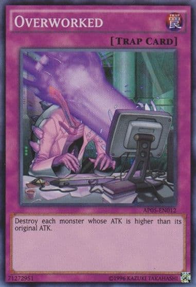 Overworked Astral Pack 5 Yu-Gi-Oh! card