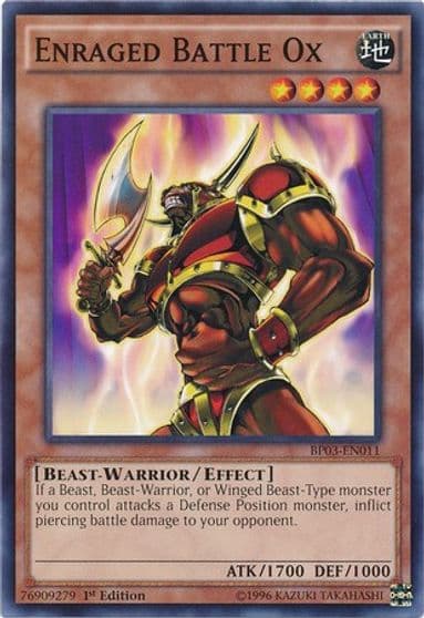 Enraged Battle Ox Battle Pack 3: Monster League Yu-Gi-Oh! card